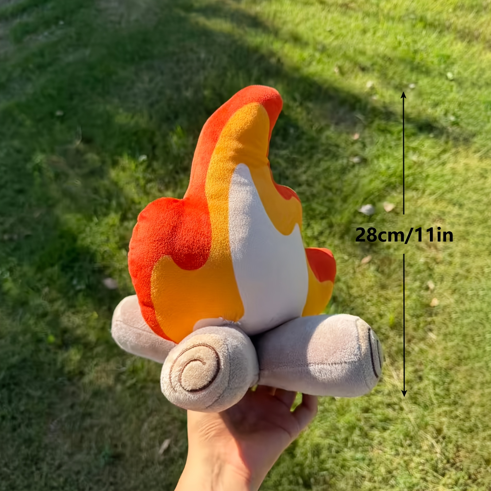 Campfire Plush Toy, Soft Simulation Bonfire