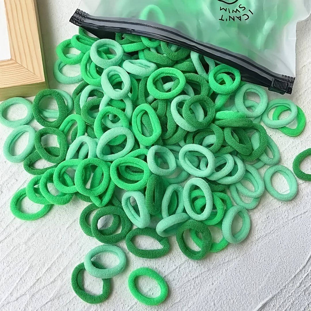 458pcs Colorful Elastic Hair Ties with Stretchy Bases