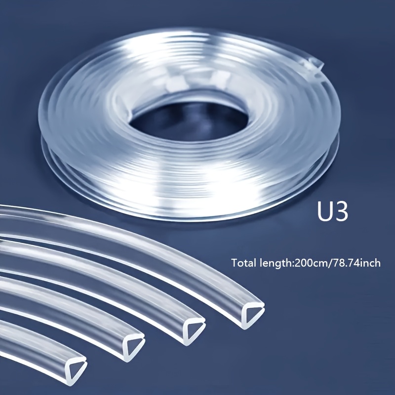 A Self-adhesive U-shaped Pvc Edge Banding Strip Designed To Prevent , Featuring A Trim For Decorating Wooden Cabinet Doors And Furniture. This Strip For And Cabinets Cut