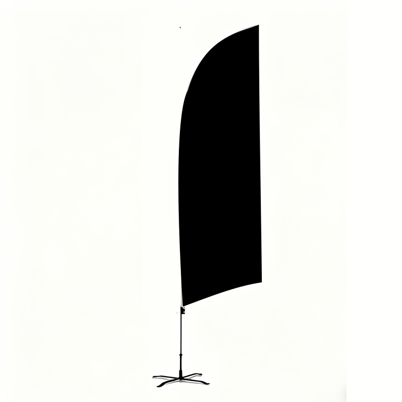 TEMU Bannière pliante 2D personnalisée avec plumes, bannière d'épée, drapeau de bannière commerciale intérieure/extérieure, logo// personnalisés,