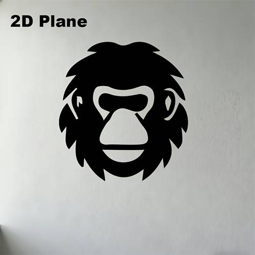 item picture 2d flat 1pc 2d flat wall sculptures metal wall art living room bedroom office hallway and entryway decoration