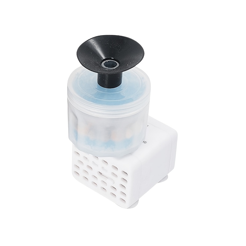 TEMU Shallow Fountain Filter Pump Set For Turtle Tanks, 2 Colors, With Filter Head, , For Decoration And Filtration, Suitable For Turtles And Rain