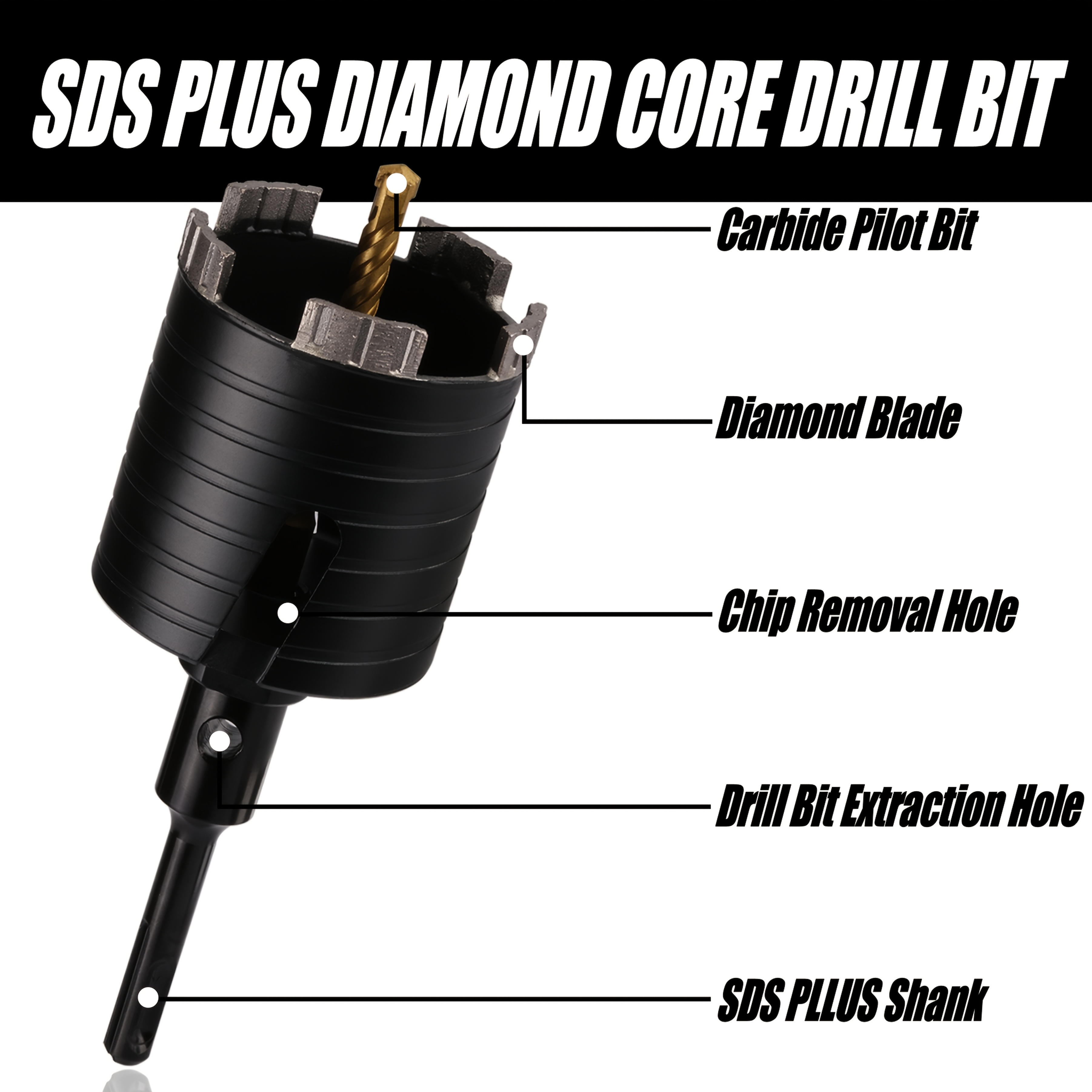 1pc heavy duty diamond core bit professional Temu Pakistan