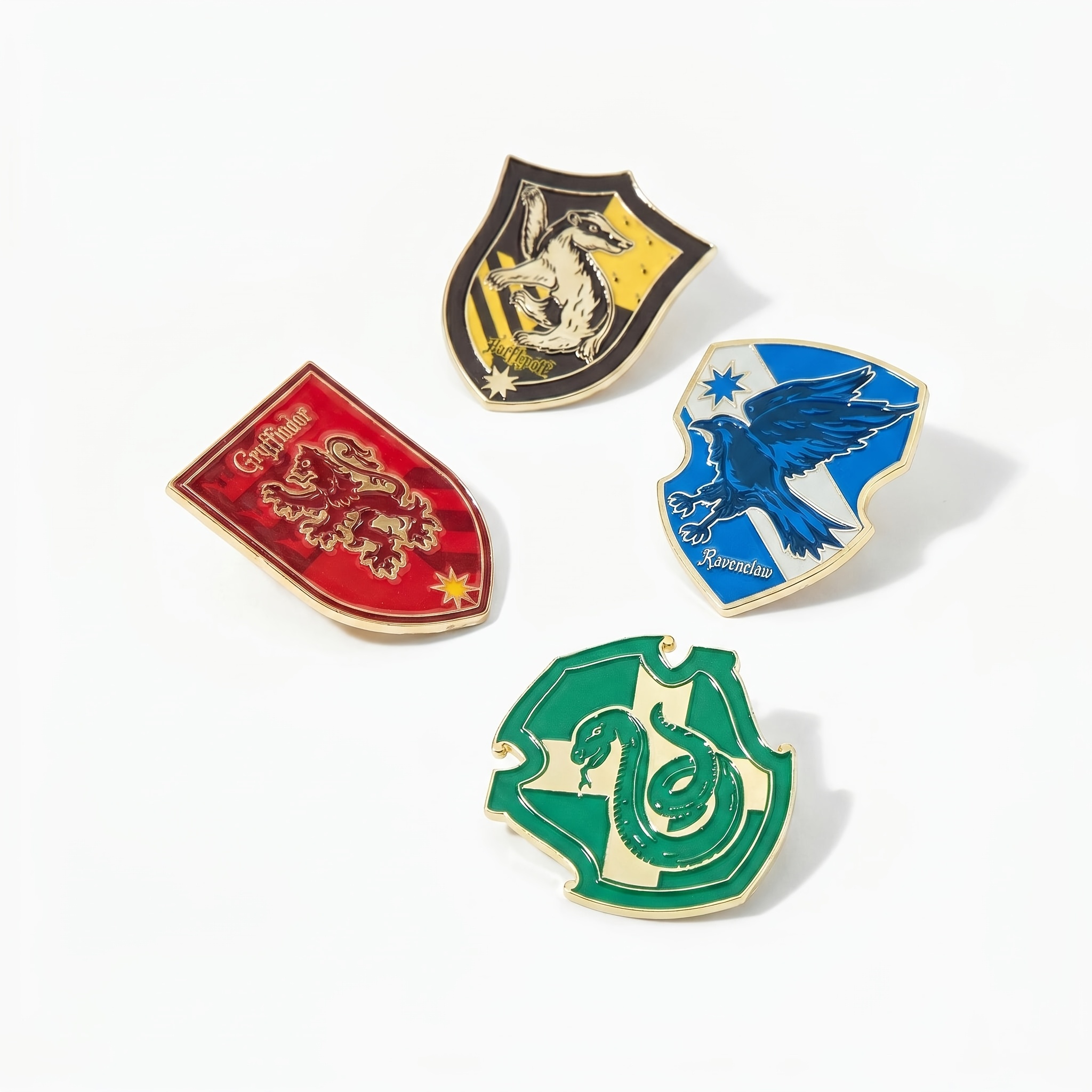 TEMU Harry Potter Hogwarts School Enamel Pin Fashion Cute Decorative Pins Ornaments Lapel Bag Badges Gifts