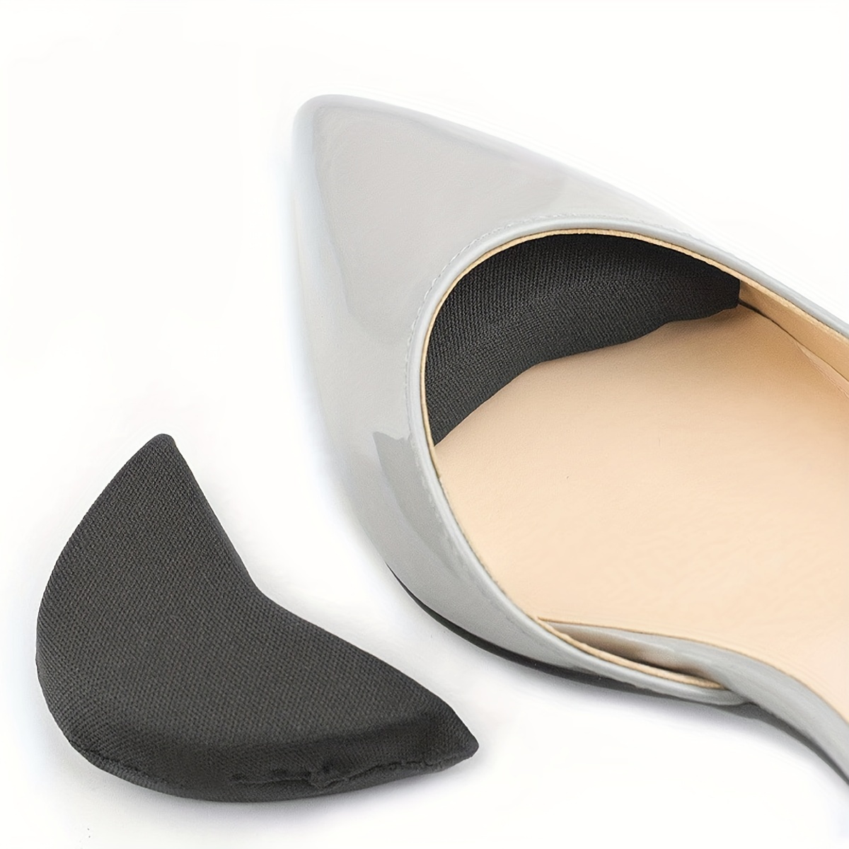 2pcs of Sponge Front Foot Inserts for Women'S High Heels, Designed To, Shoe Size, And Serve As Protective Fillers And Shoe Accessories.