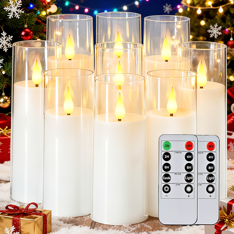 3 Velas Led Recargable Sin Llama Control Remoto Decor Fiesta | Meses