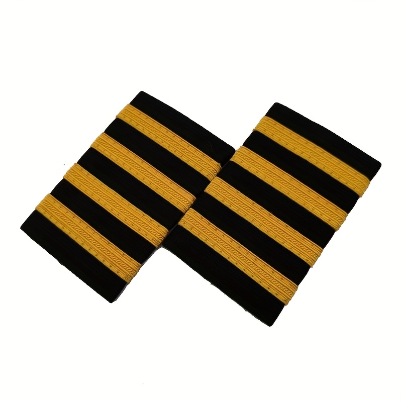 TEMU A Set Of Metallic For Airline Captains, Co-pilots, Early Flight Engineers, Navigators, Mechanics, And Flight Trainees, Suitable For Performance