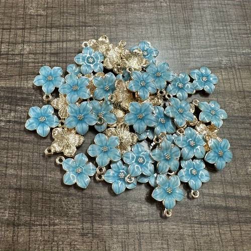 diy korean style jewelry accessories drip oil alloy small pendant camellia earrings keychain hair accessories bracelet accessories