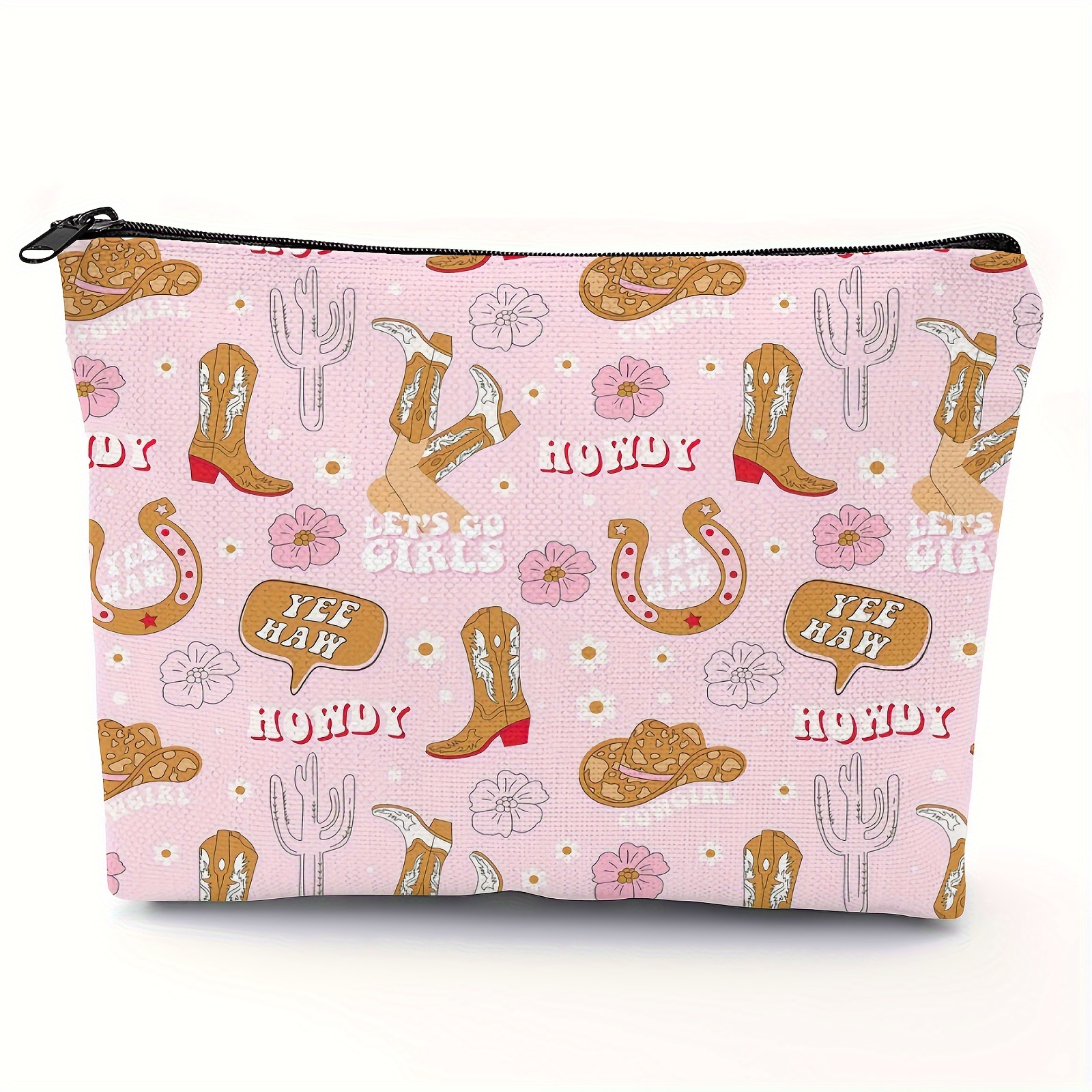 

Western Makeup Bag Gifts Western Stuff Cowgirl Gifts For Women Best Friends Country Cosmetic Bag Zipper Bag Travel Bag For Graduation Mother's Day Birthday Gifts