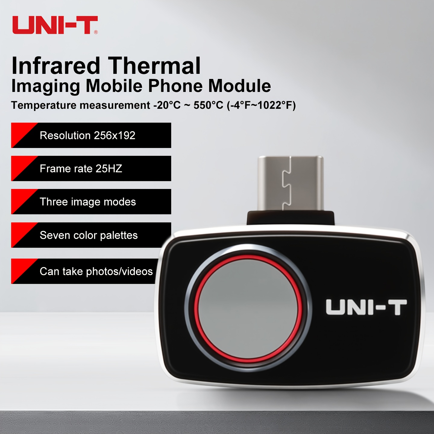 thermal camera mobile thermal imager 256x192 Temu Italy