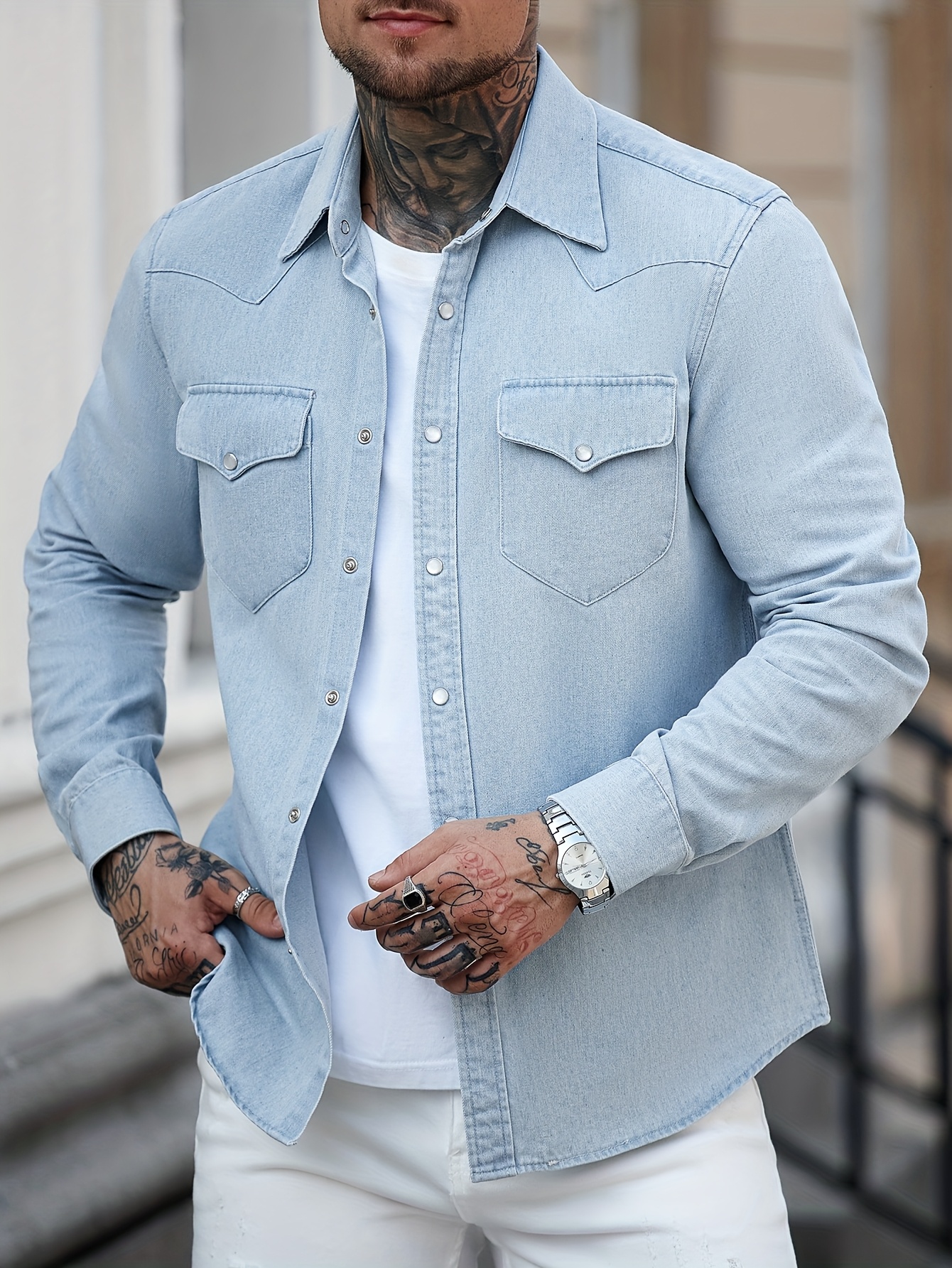 Men's Denim Shirt