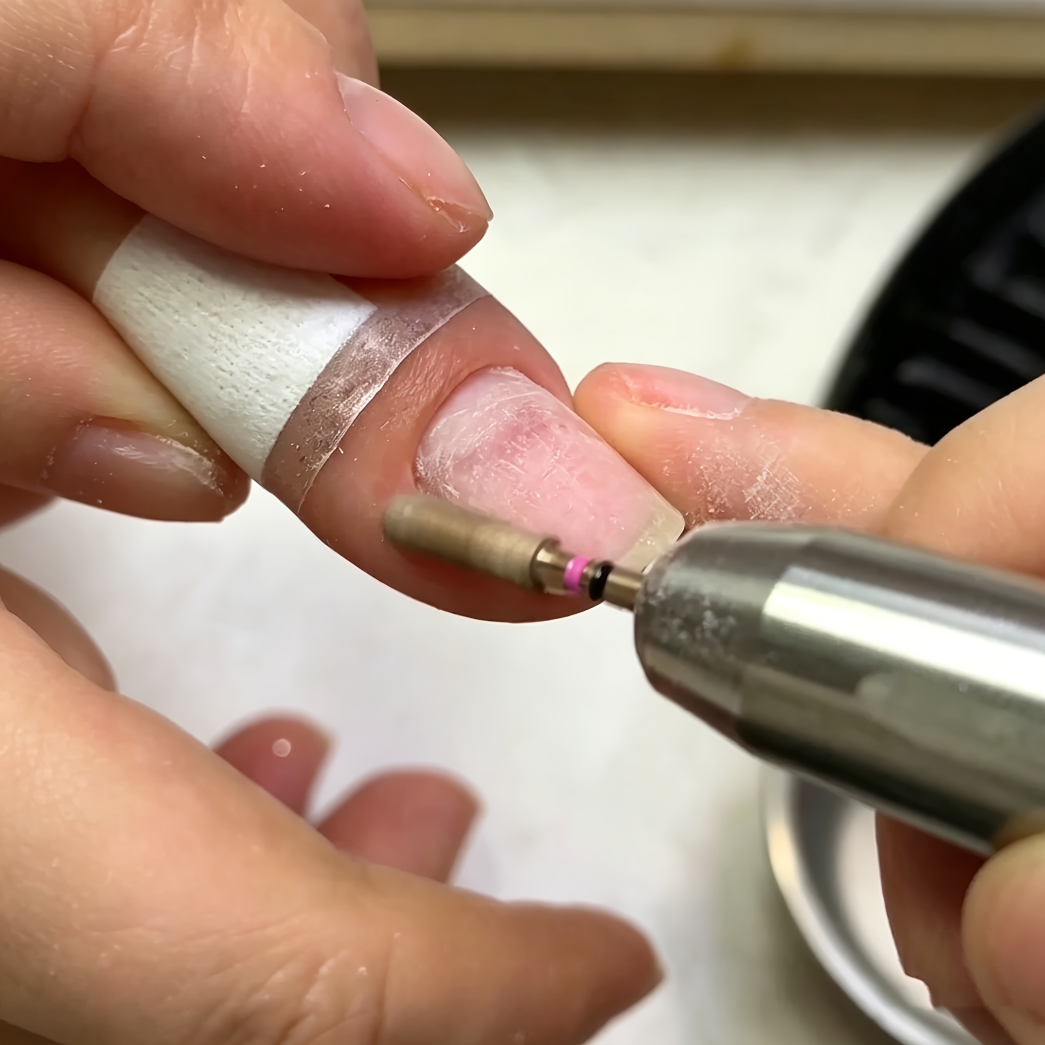 Gold-Plated Silver Diamond Nail Buffing Head
