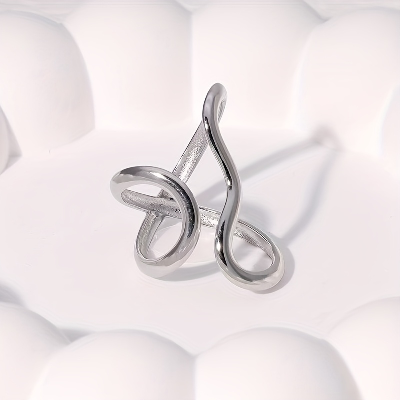 Bohemian Vintage Adjustable Asymmetrical Open Ring KC Golden Plated