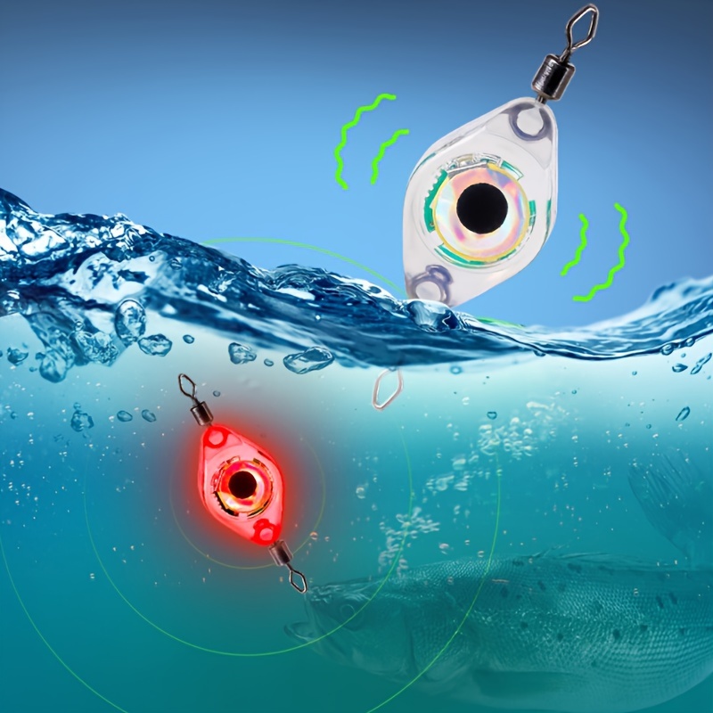 Mini LED Fishing Lure Light Water Triggered Underwater Bait Lamp (Green)