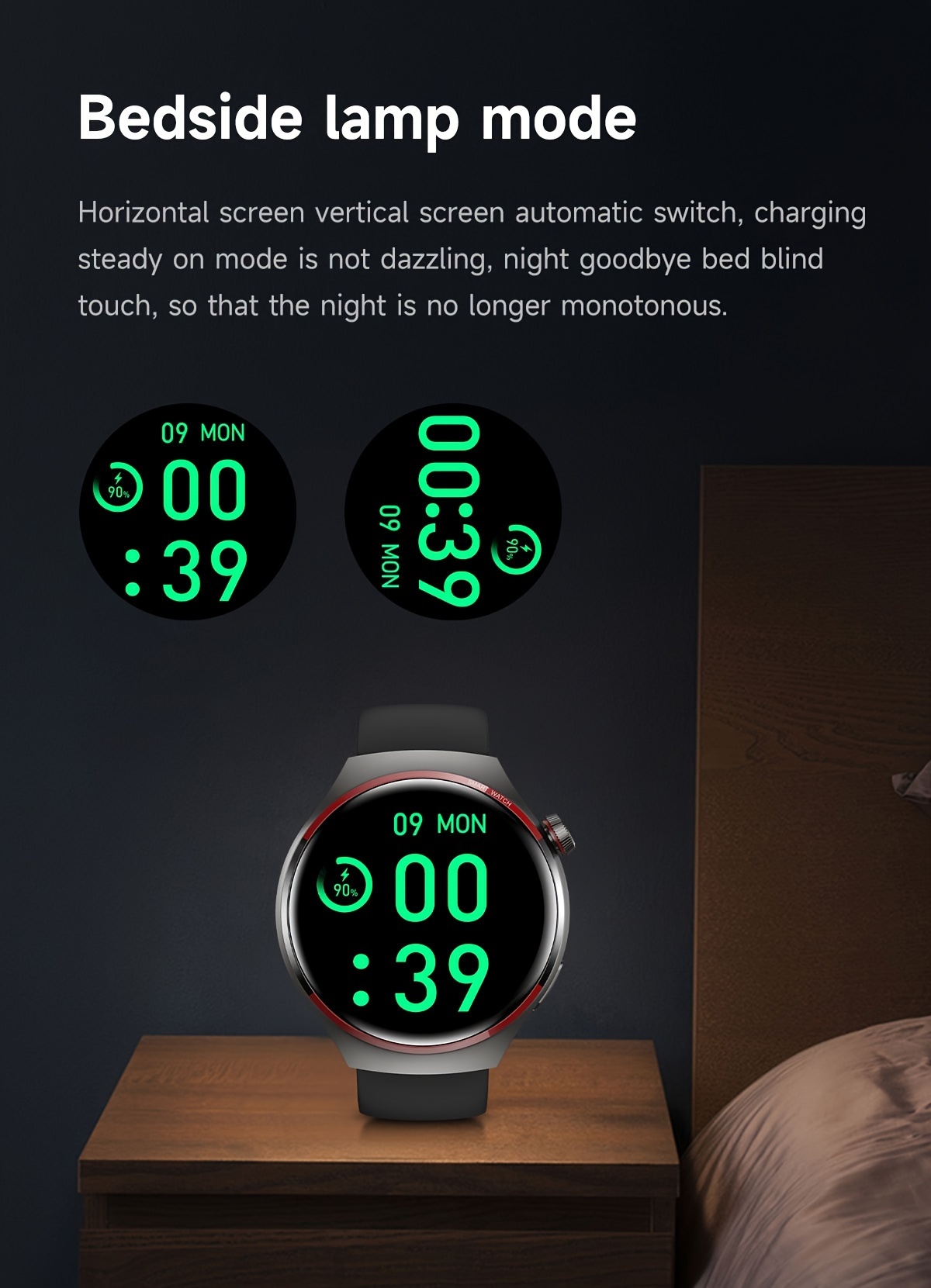 Montre connectée GPS pour homme 4 Pro Écran HD coloré de 1,53 pouces, cadran personnalisé, boussole, suivi de la condition physique, connectivité téléphonique sans fil, style moderne_voghion.com