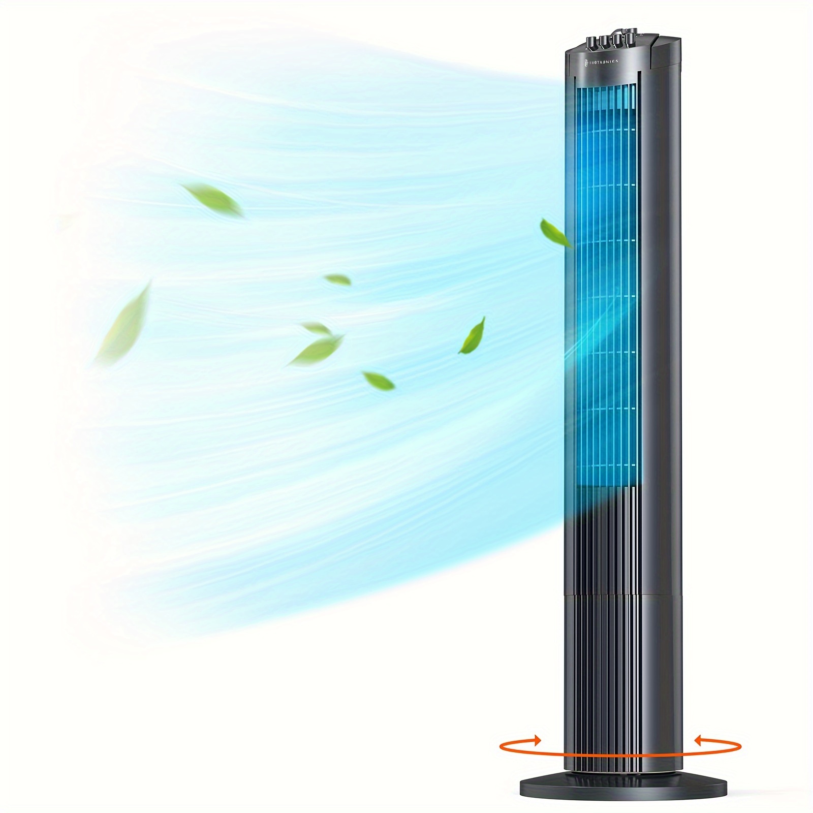 

Household Tower Fan, 36" Floor Standing Fan, 90° Oscillating Fan, 24 Ft/s High Speed, 3 Speeds, Timer, Quiet Bedroom Fan (tt-tf016)