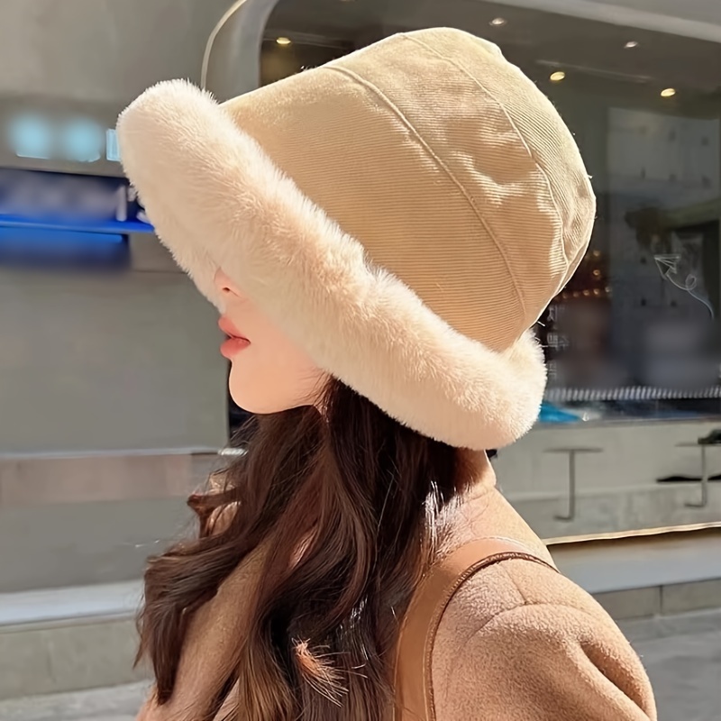 Vintage Wool Bucket Hats Ladies Bowler Hat Bows Basin Hat Fisherman Hat  Winter Hat Bridal Accessories : : Clothing, Shoes & Accessories