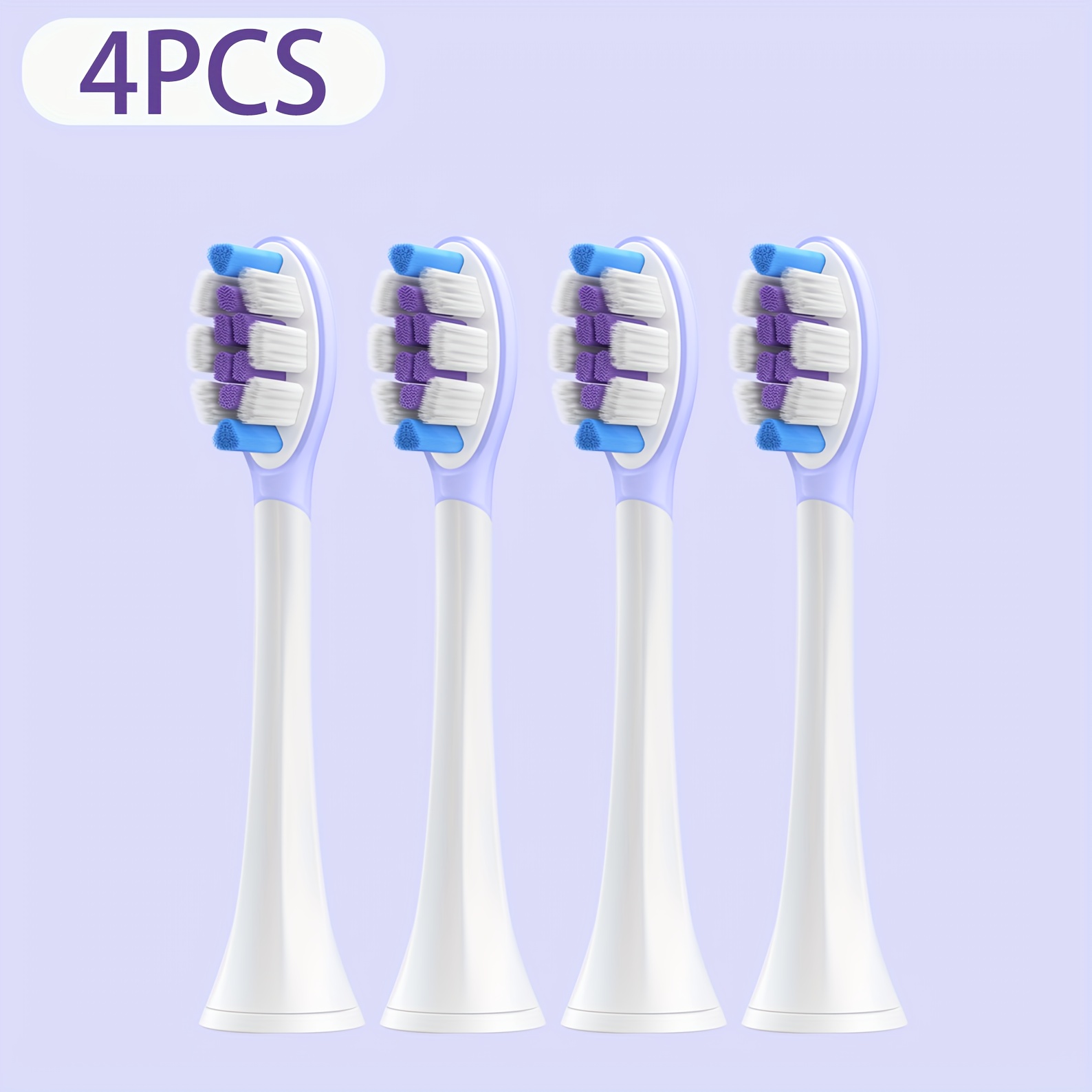 4-16pcs Electric Toothbrush Replacement Brush Heads, Compatible With C1/c2/g2 And Hx3/6/, Gentle And Clean, Providing A Comfortable Brushing Experience