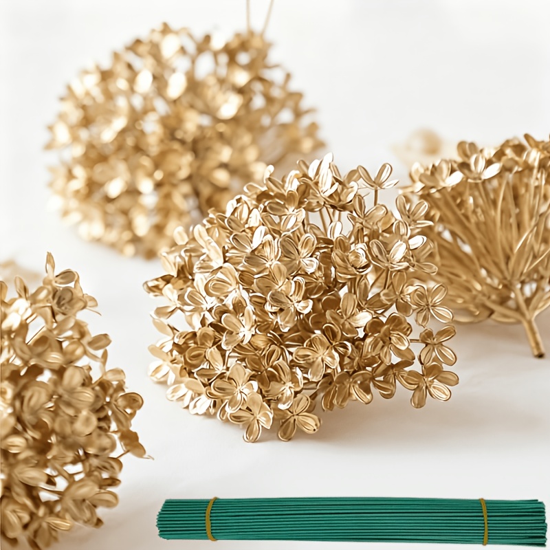TEMU 12 Pezzi di Eleganti Artificiali Dorati, Inclusi 6 di Dorati e 6 , Adatti per Decorazioni per Casa di Capodanno e Natale, Espositore da Tavolo