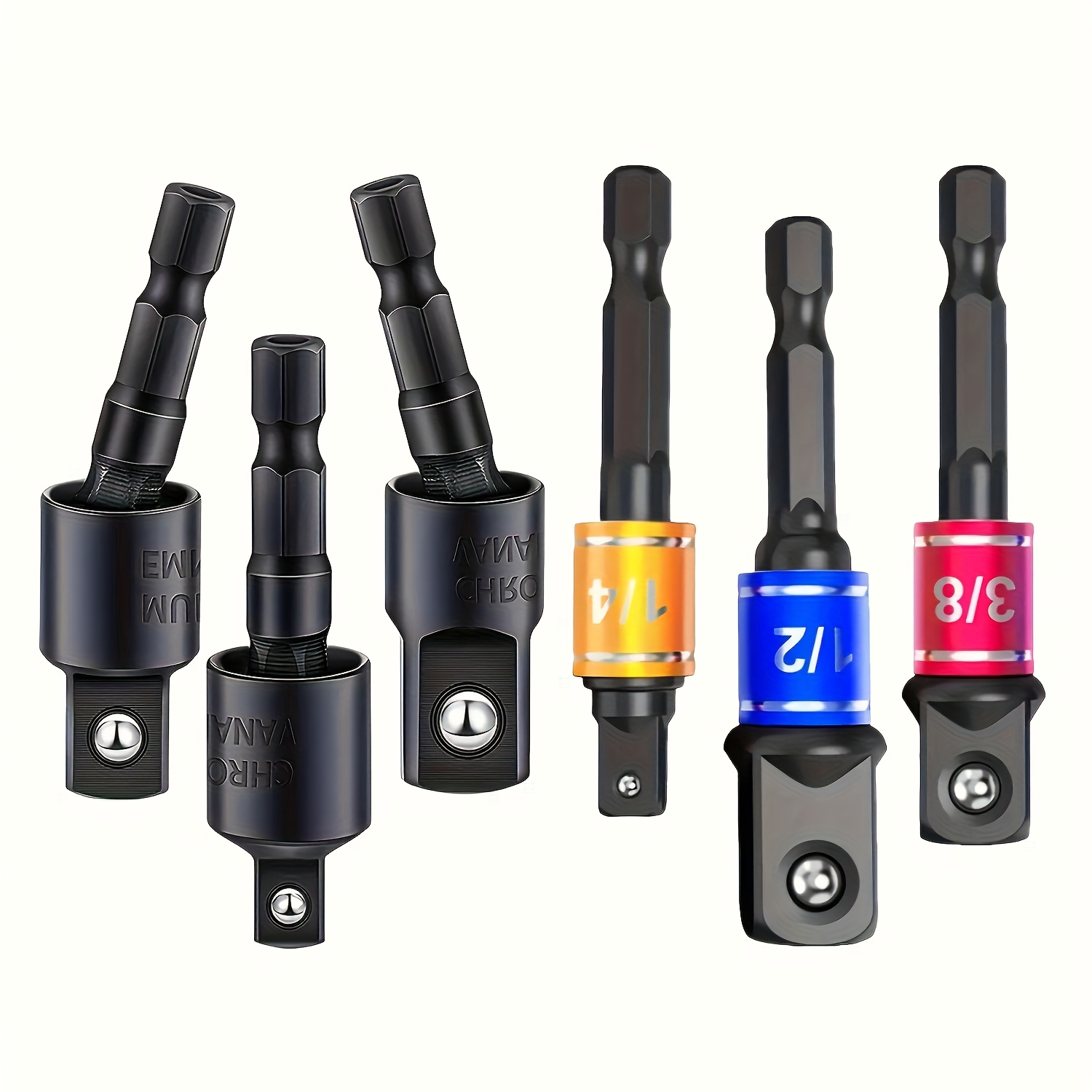 Portable [quick Hex Adapter] Six-point Quick Connect Conversion Head
