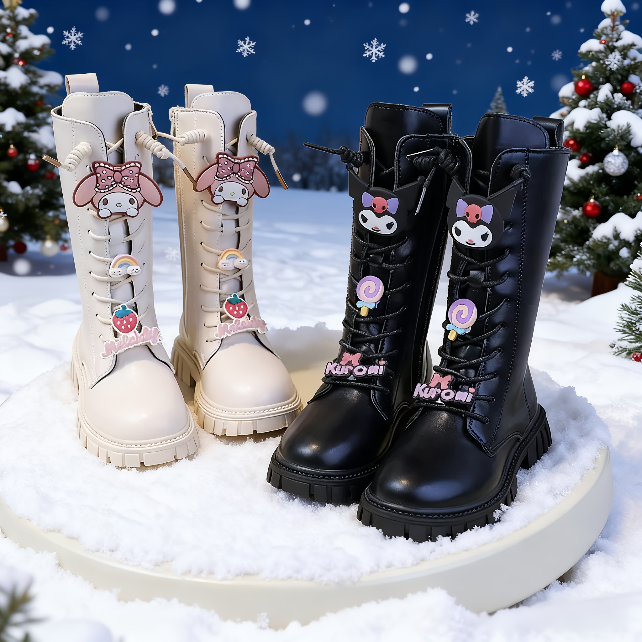 Hoge Winterlaarzen met Enkelsteun & Antislip PVC Zool