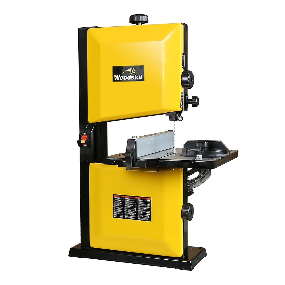   3 amp 9 inch band saw 2500fpm benchtop bandsaw with removable safety key cast aluminum table   ideal for woodworking precision cuts up to 9 inches wide woodworking tools