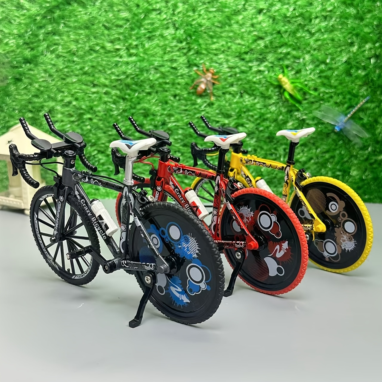 Road Bike Toy Crazy Bicycle Sport Graffiti Alloy Bike Bicycle