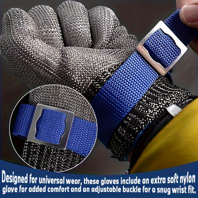 Cut Resistant Glove Level 9 Cut Glove Stainless Steel Metal Glove for Meat  Cutti