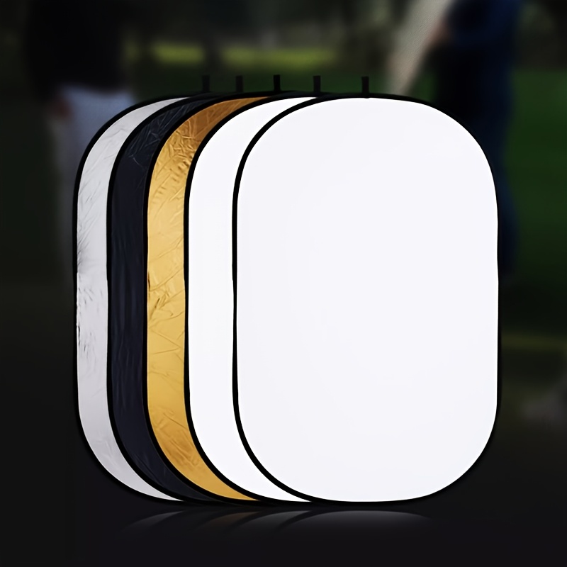Image of Hotu Light Reflectors, Your Shooting Good Assistant, For Photography Photos Foldable Photography Reflectors Large Oval Portable Foldable Lighting Reflectors Photography Panels For Studio Video
