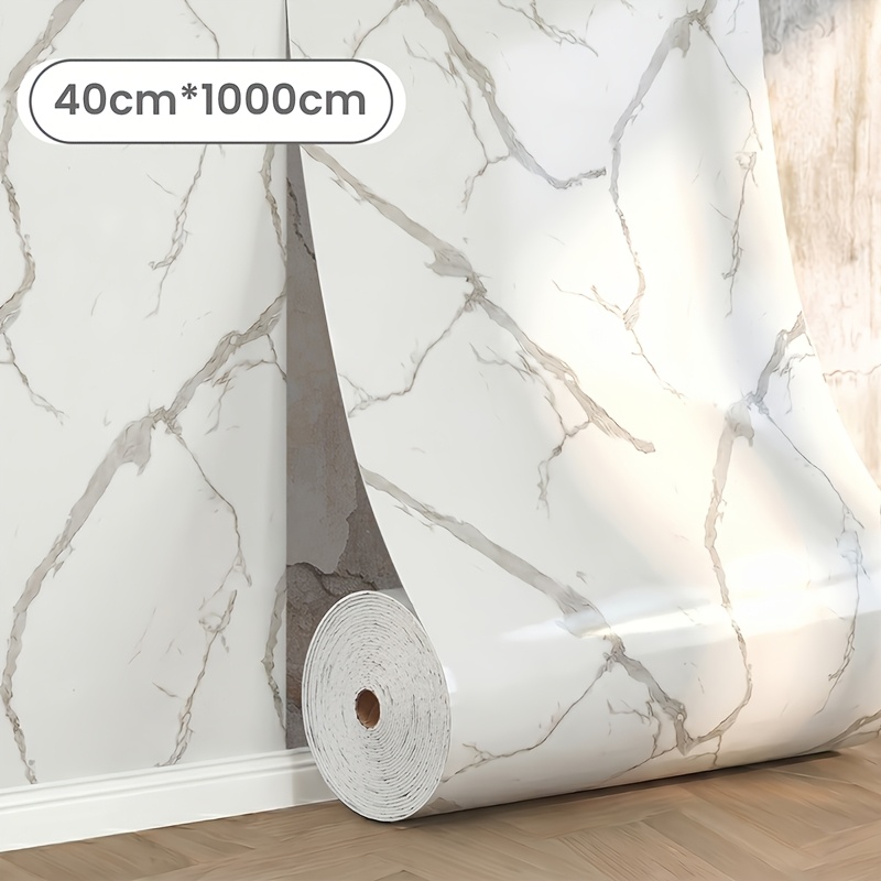 TEMU 1 Roll (2.3mm Thick), Self-adhesive Roll Wall Tiles, Wall Sticker Peel And Stick, Diy Removable, , Easy To Clean And , Waterproof,