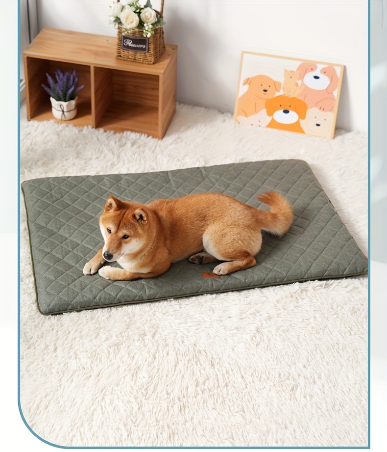   high quality egg sponge filled dog mat cat   removable and washable scratch resistant and bite resistant   non slip suitable for indoor and outdoor use for cats and dogs ideal comfortable sleeping and play area for pets Product details 4