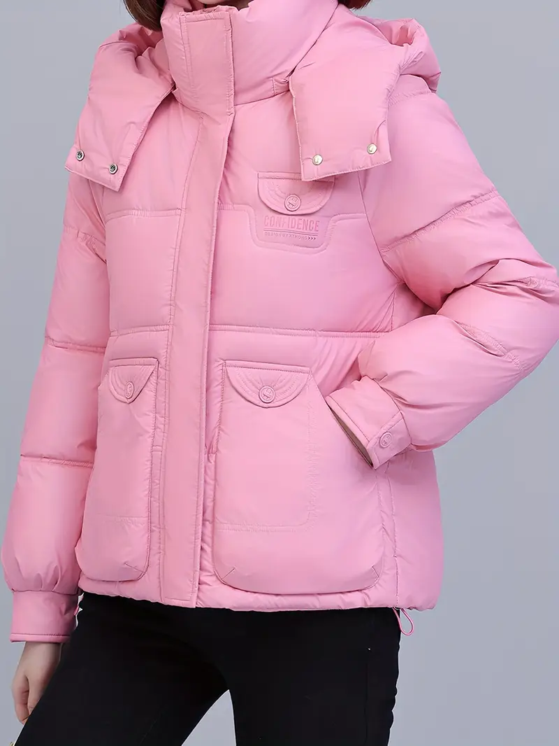 Giacca Militare Donna Primavera/Autunno - Parka In Cotone Con Tasche E Cerniera - Foto 4