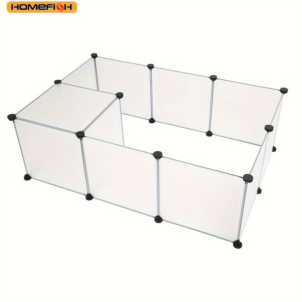 TEMU 12pcs Of Semi-transparent Fence - Piece Size 35*35