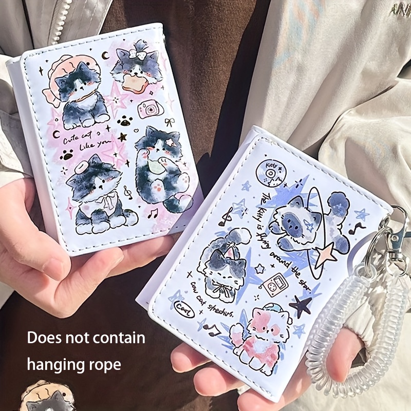

1pc Cute Cartoon Cats Wallet, Coin Purse, Casual Card Holder