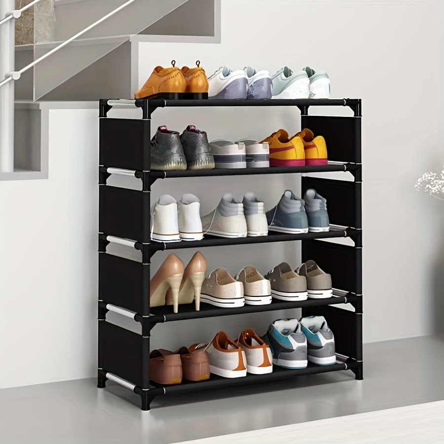 

Detachable Dust-proof Non-woven Fabric Shoe Rack Simple Household Shoe Rack Organizer Shoe Storage Rack For Family Bedrooms And Dormitories Cabinet Wall Multifunctional Storage Organizer