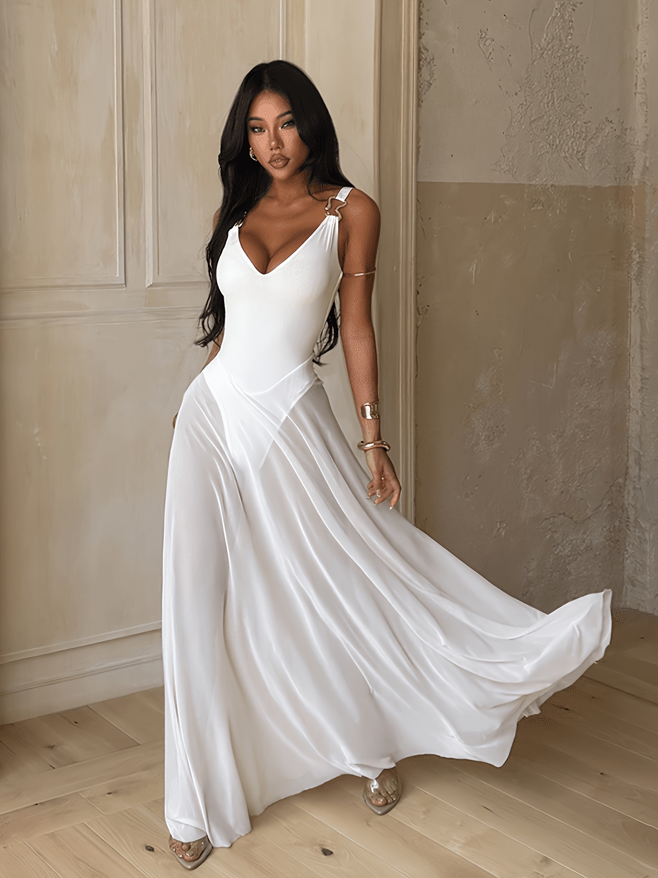 fancy flowy dresses S Nautical Flair Fancy Maxi Dresses