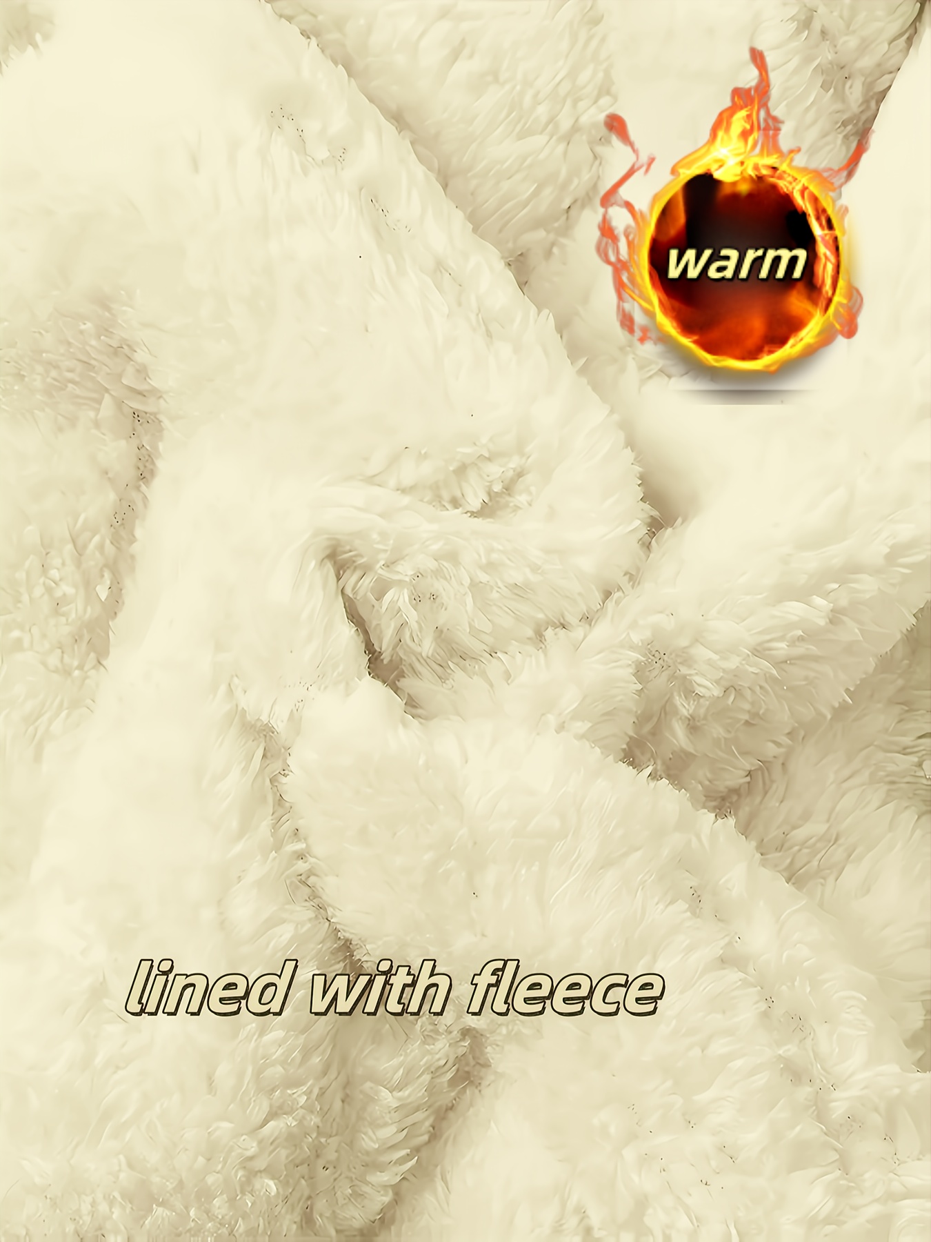 mens hooded fleece jacket thickened windproof comfortable casual   anti cold with lamb velvet lining and lining Product details 6