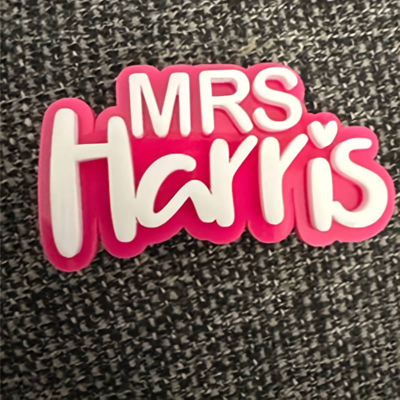 TEMU Custom Acrylic Name Badge - Personalized Gift For Nurses, Teachers, And - Heart-shaped Design, Durable And Stylish Id Tag Suitable For Scrubs,