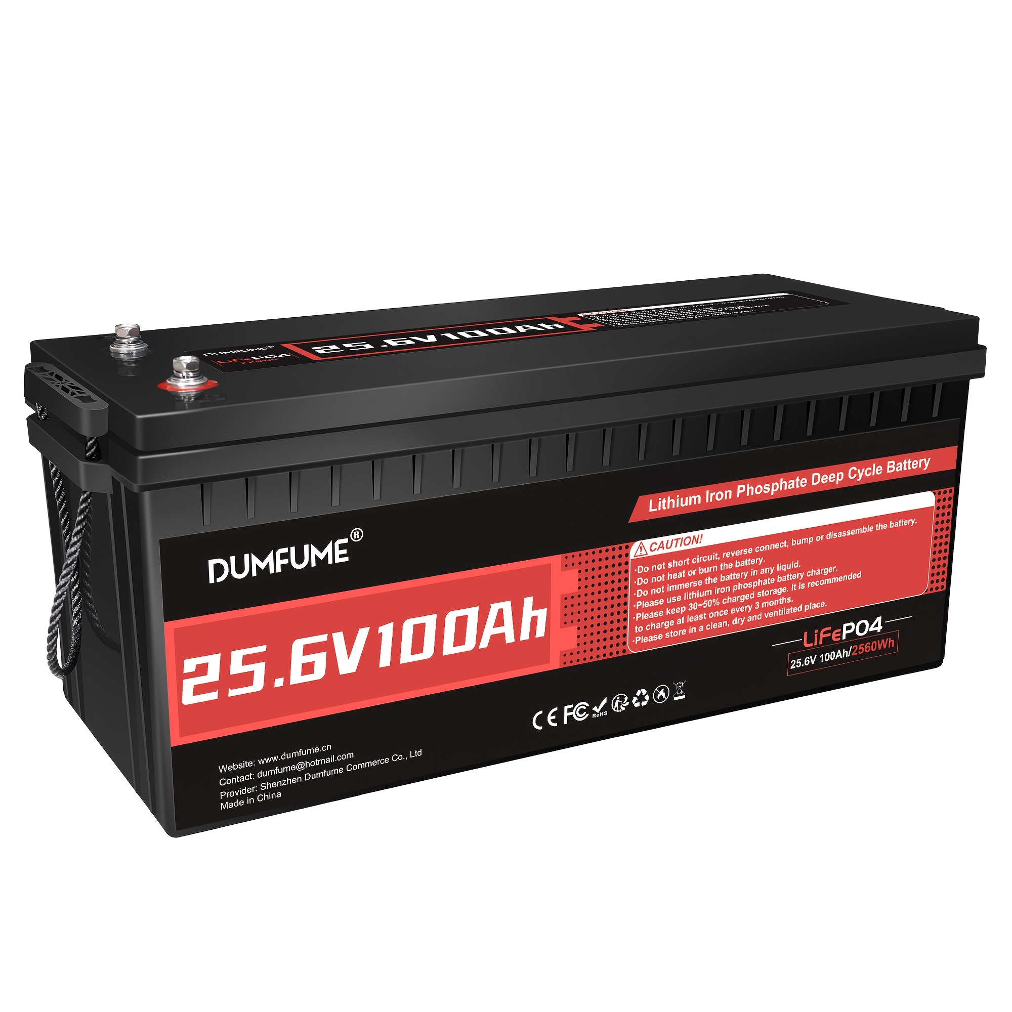 TEMU 24v 100ah/36v 100ah Lifepo4 Rechargeable Lithium-ion Battery With Built-in Bms Battery , High Capacity And High Power, Ideal For Rvs, Off-grid,