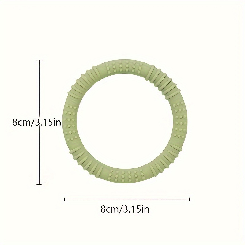 Colorful Silicone Teething Ring for Babies