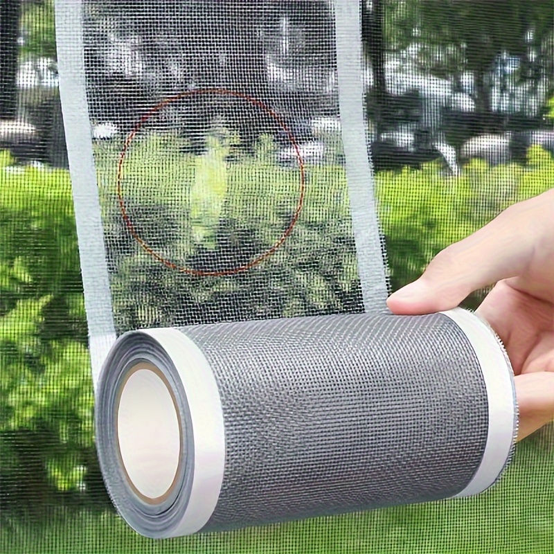 

Easy-apply 4.72" Wide Self-adhesive Mesh Repair Tape - Screen Windows & Mosquito Nets, For & Holes, Home Kitchen Utensils