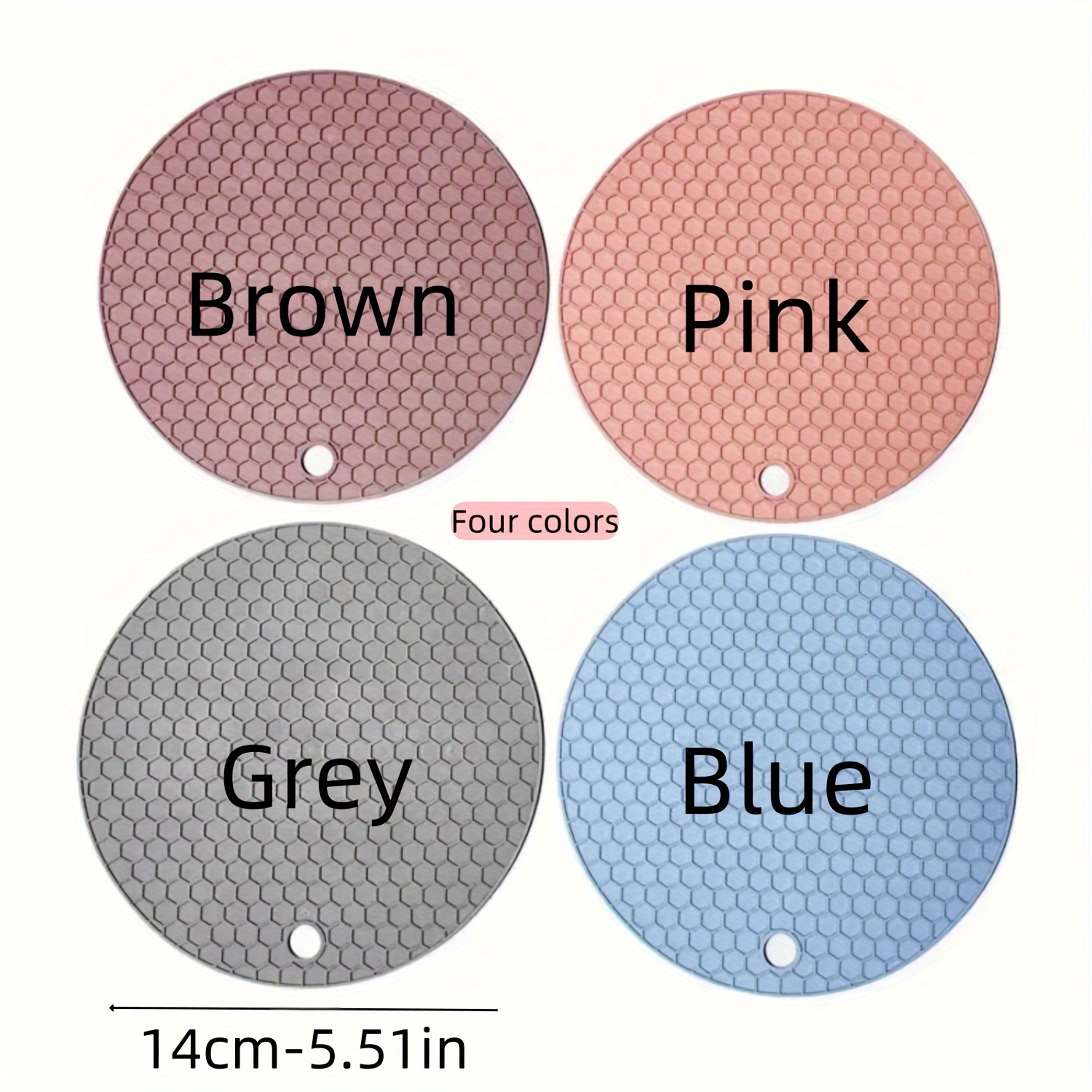 

Silicone Heat Mats, Heat Resistant Silicone Mats For Pots And Pans, Round Silicone Mats - Non-scald, Non-slip, Heat Resistant Pot Mats - Easy To Clean Room Silicone Mat Set