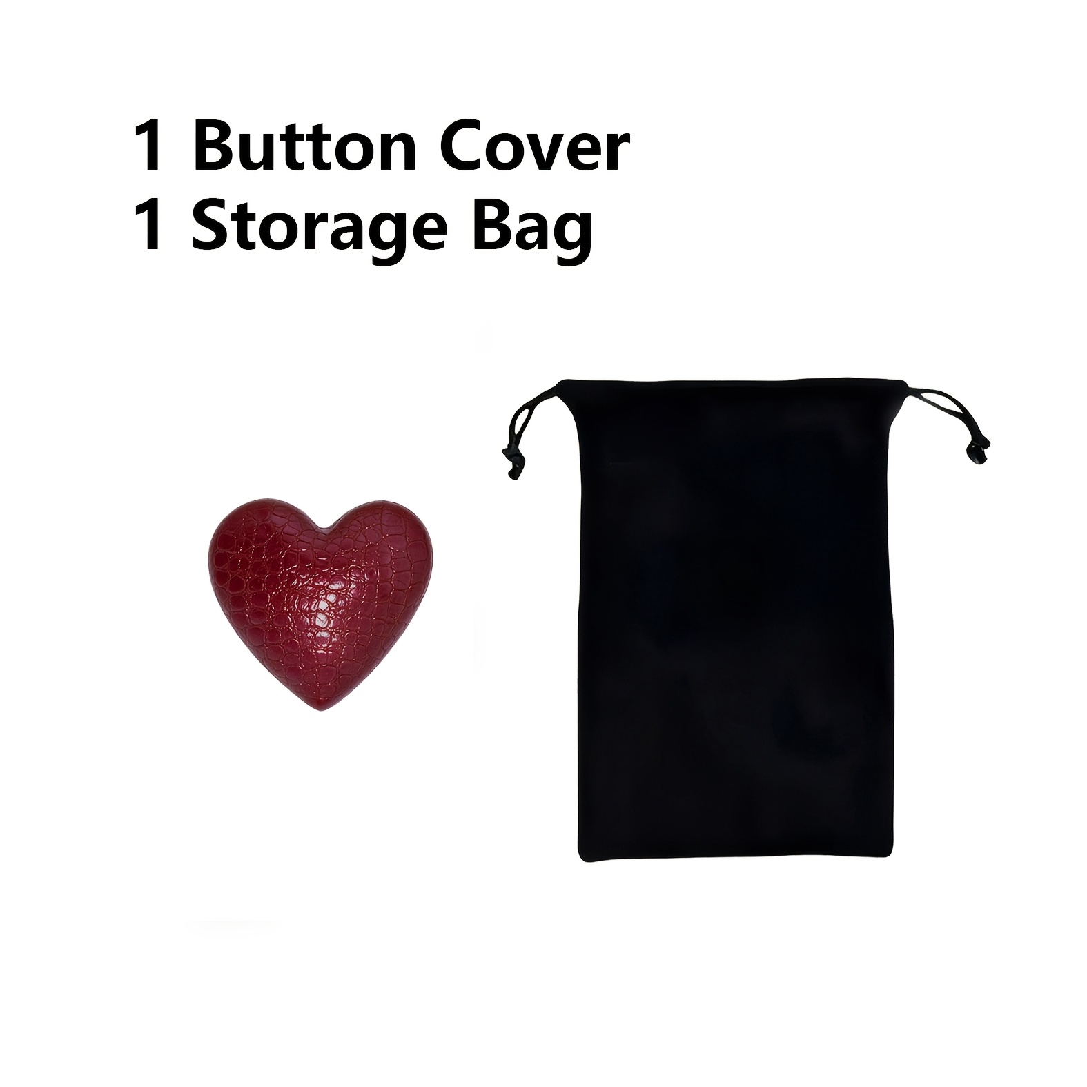 TEMU Elegante copribottone a forma di cuore, copribottone per , copribottone con clip, copribottone e custodia, clip per staccabile e riutilizzabile,