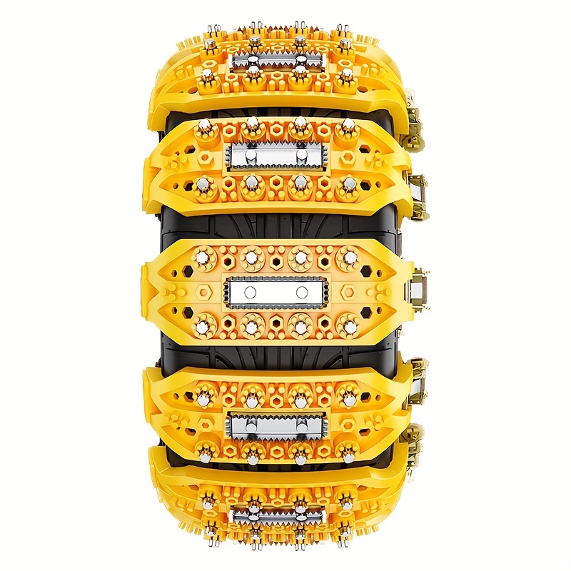 6pcs steel tooth anti slip wear resistant tpu material car snow chains portable installation suitable for winter snow recommended 4 chains per tire Product details 8