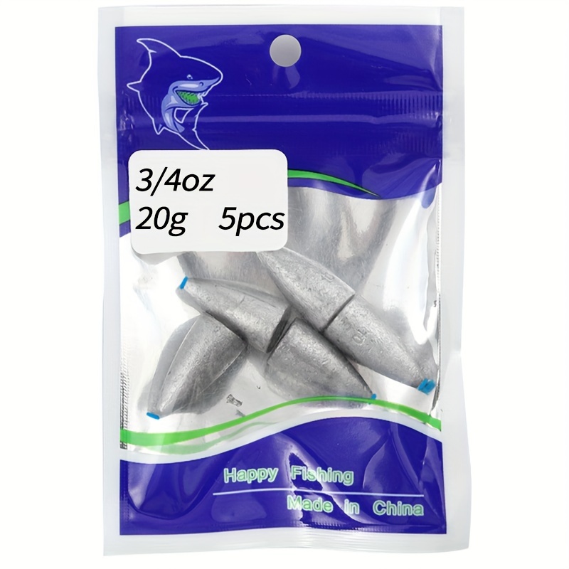 Bullet Shaped Lead Sinker Fishing Weight Texas Rigs Bass Temu