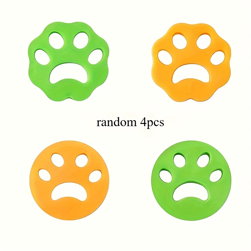 Reusable Pet Hair Remover, 2/4/6pcs Random Colors, Suitable For Laundry, Washing Machine, Cat And Dog Hair Cleaning Collector, Non-electric Hair Catcher