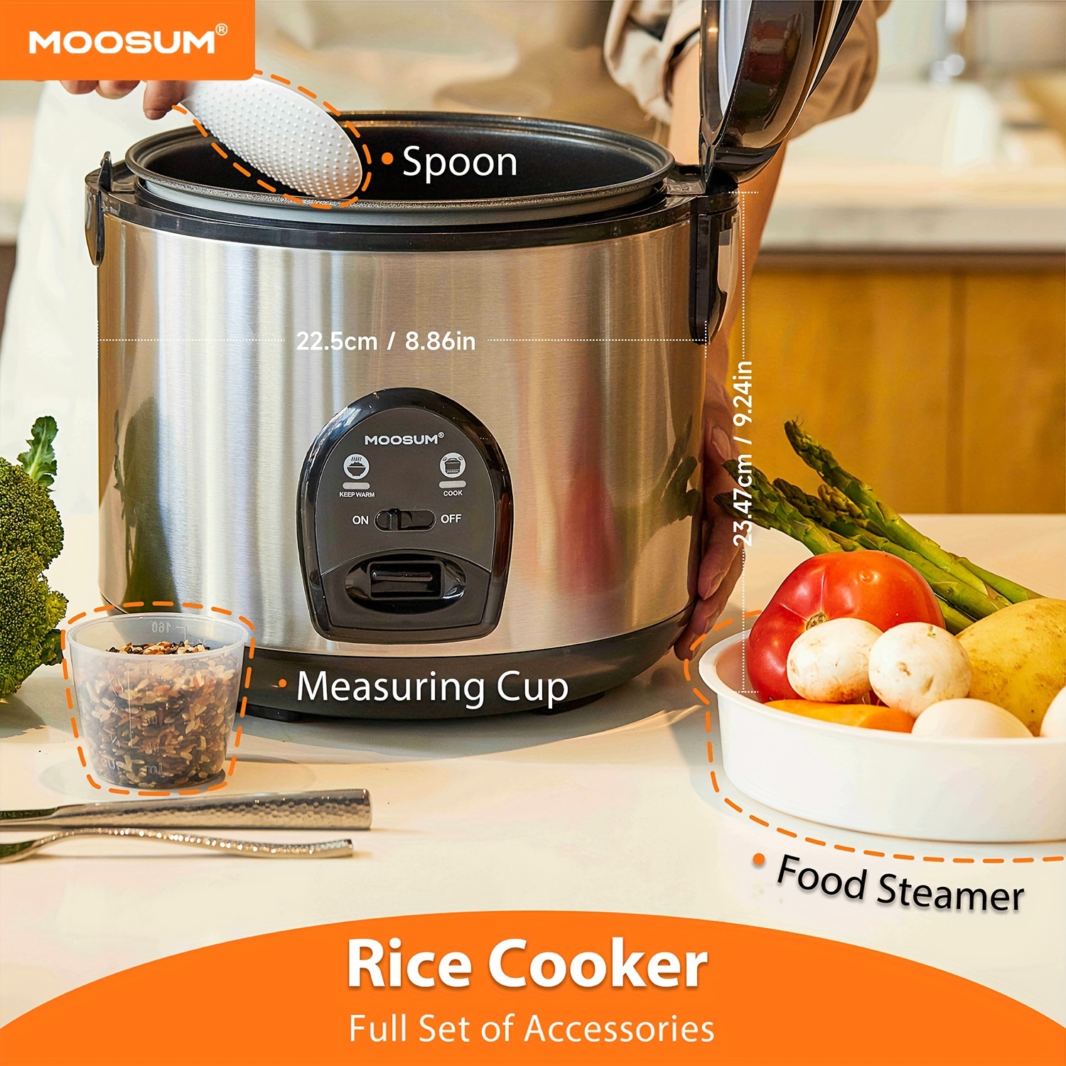 Ceramic electric rice cooker hotsell