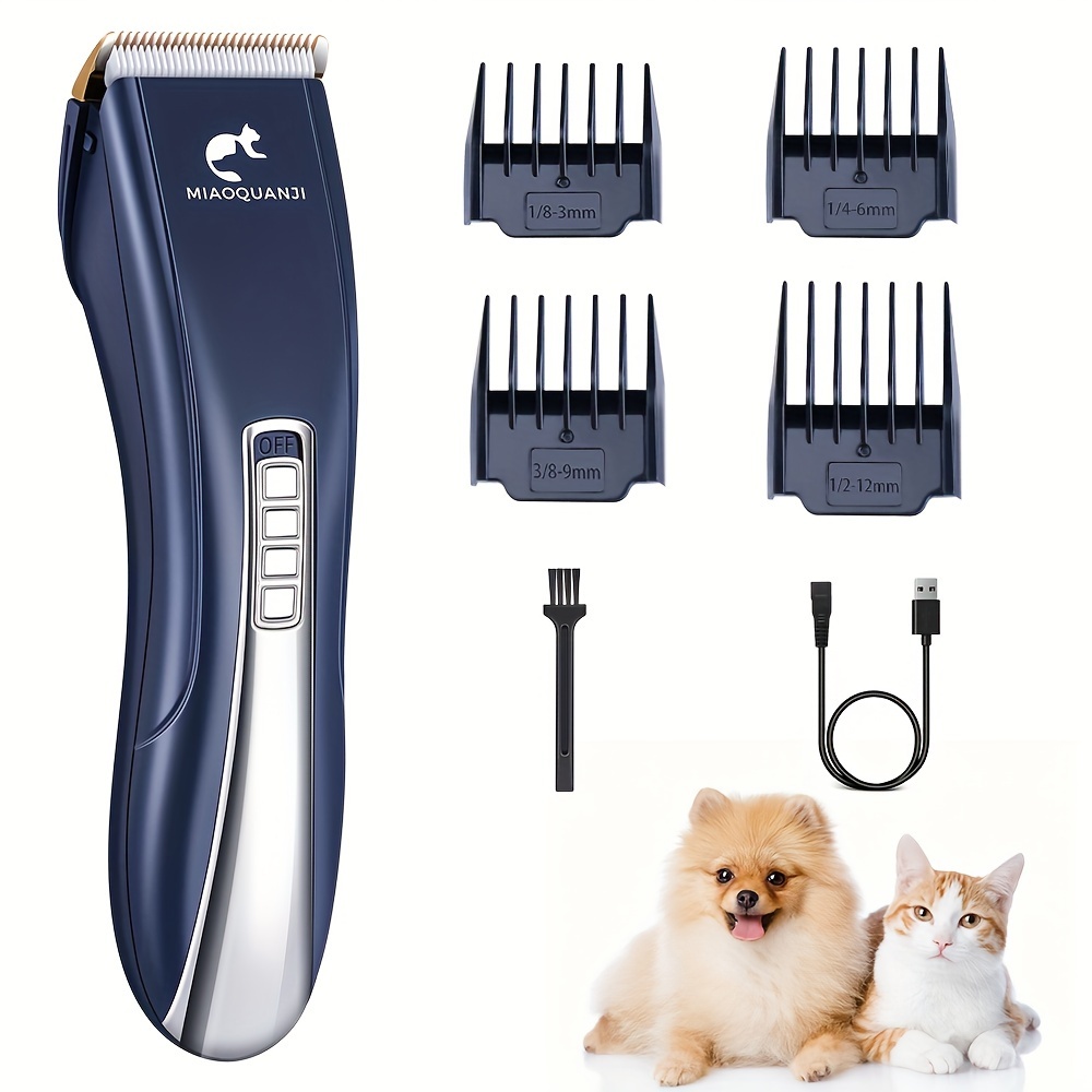 TEMU Dog Shaver Pet Clipper Teddy Cat Shaving Dog Hair Professional Electric Clipper Hair Clipper Foot Hair Artifact