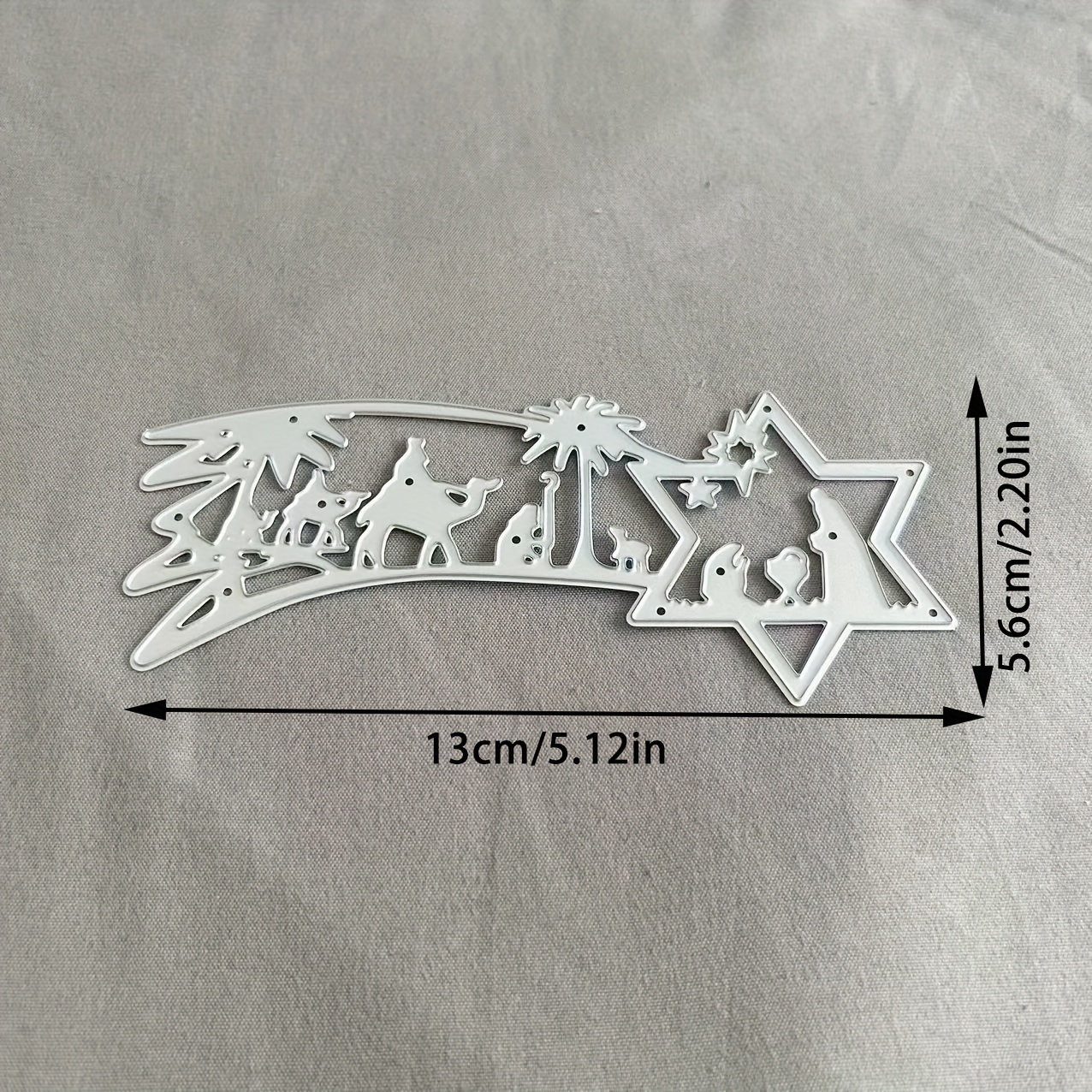 TEMU Praying Metall Schneidstempel, Scrapbooking Dekoration Präge Stempel, Grußkarten Herstellung Schablonen, Geeignet für Album Kartenherstellung,