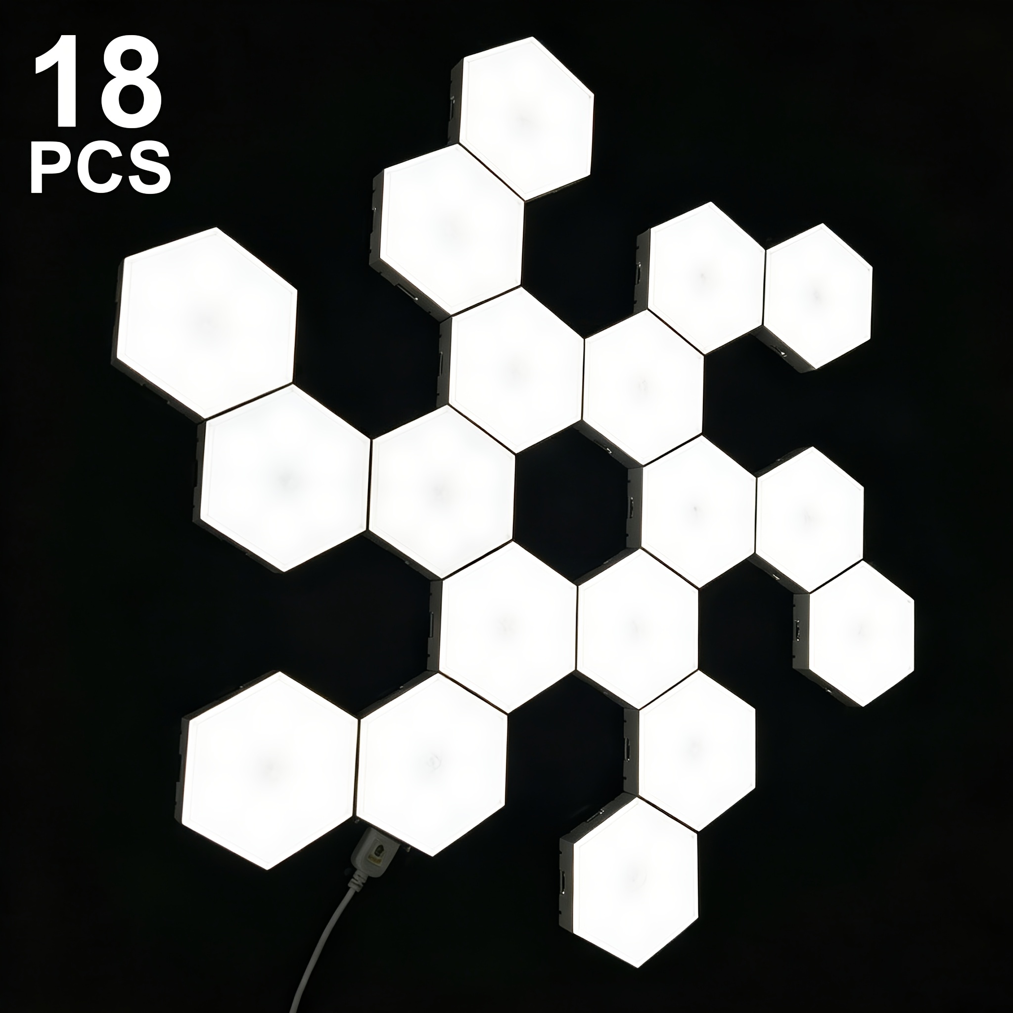 Smart LED Hexagonal Touch Light, DIY Splicing Light
